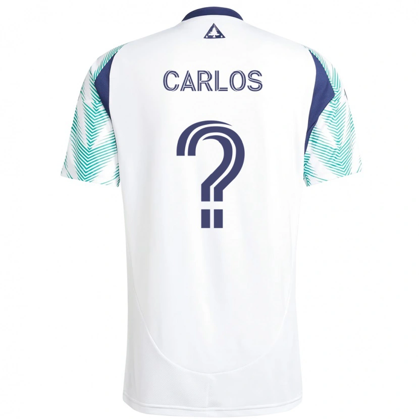 Danxen Herren Cristiano Carlos #0 Weiß Blau Auswärtstrikot Trikot 2025/26 T-Shirt