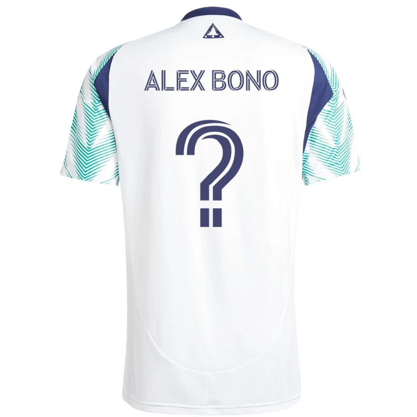 Danxen Herren Alex Bono #0 Weiß Blau Auswärtstrikot Trikot 2025/26 T-Shirt