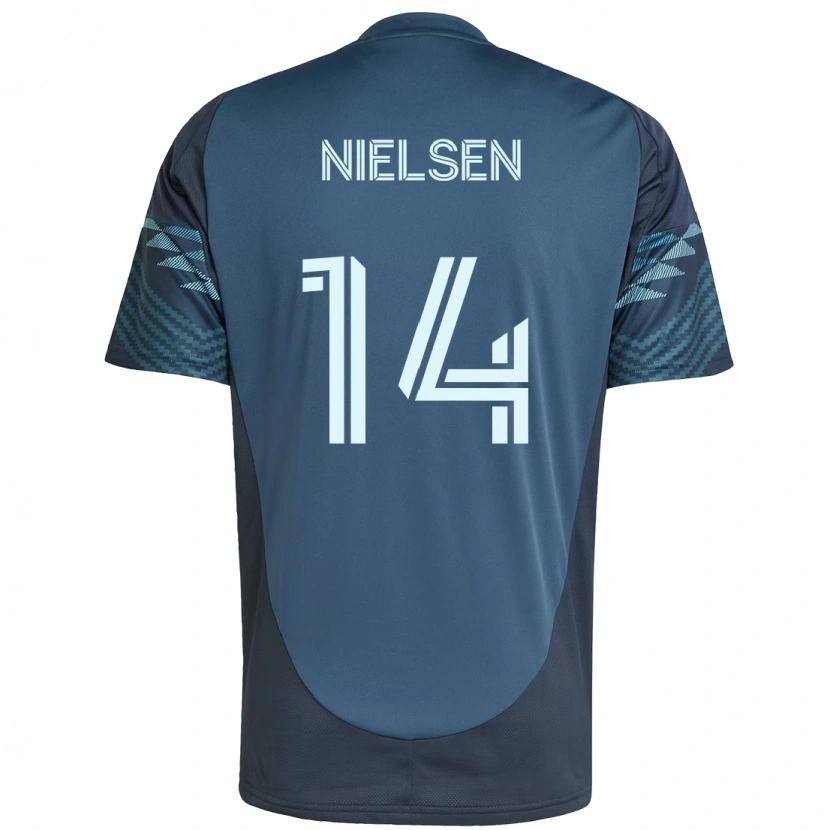 Danxen Herren Taylor Nielsen #14 Hellblau Auswärtstrikot Trikot 2025/26 T-Shirt