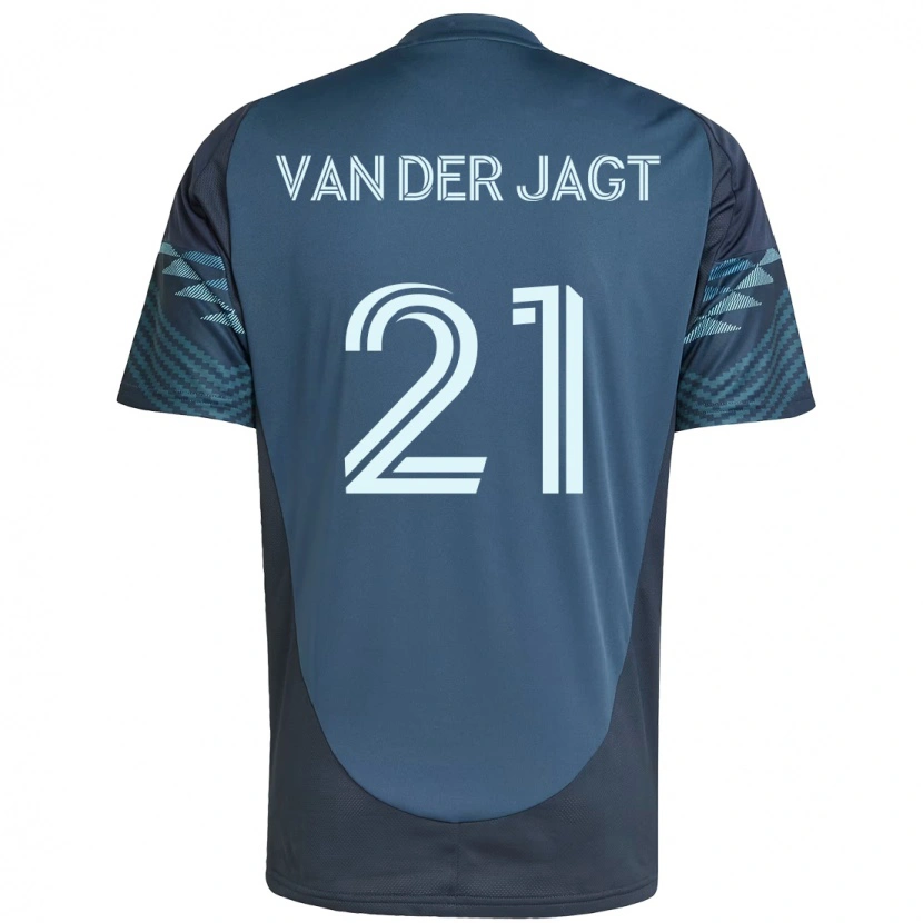 Danxen Herren Olivia Van Der Jagt #21 Hellblau Auswärtstrikot Trikot 2025/26 T-Shirt