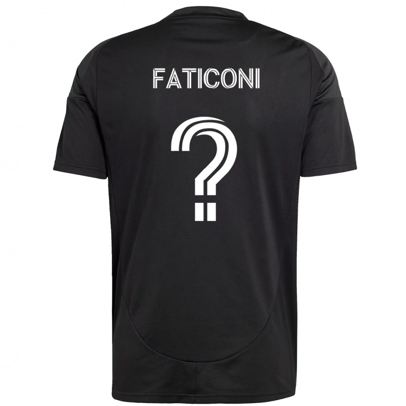 Danxen Herren Trey Faticoni #0 Schwarz Weiß Auswärtstrikot Trikot 2025/26 T-Shirt
