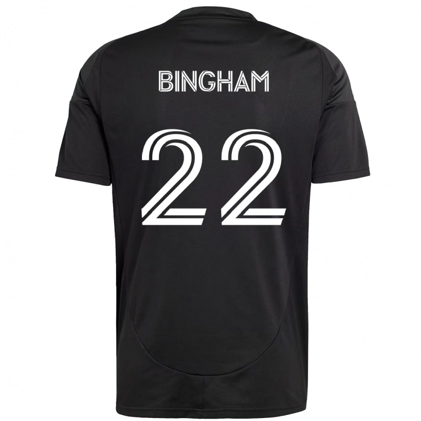 Danxen Herren David Bingham #22 Schwarz Weiß Auswärtstrikot Trikot 2025/26 T-Shirt