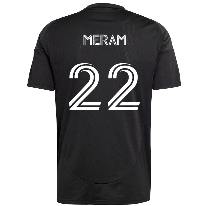 Danxen Herren Justin Meram #22 Schwarz Weiß Auswärtstrikot Trikot 2025/26 T-Shirt