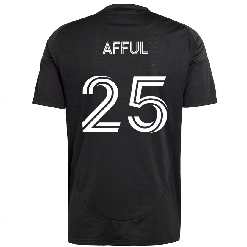 Danxen Herren Harrison Afful #25 Schwarz Weiß Auswärtstrikot Trikot 2025/26 T-Shirt