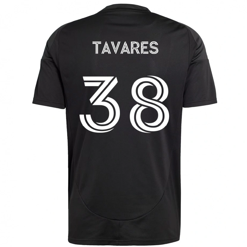 Danxen Herren Iuri Tavares #38 Schwarz Weiß Auswärtstrikot Trikot 2025/26 T-Shirt