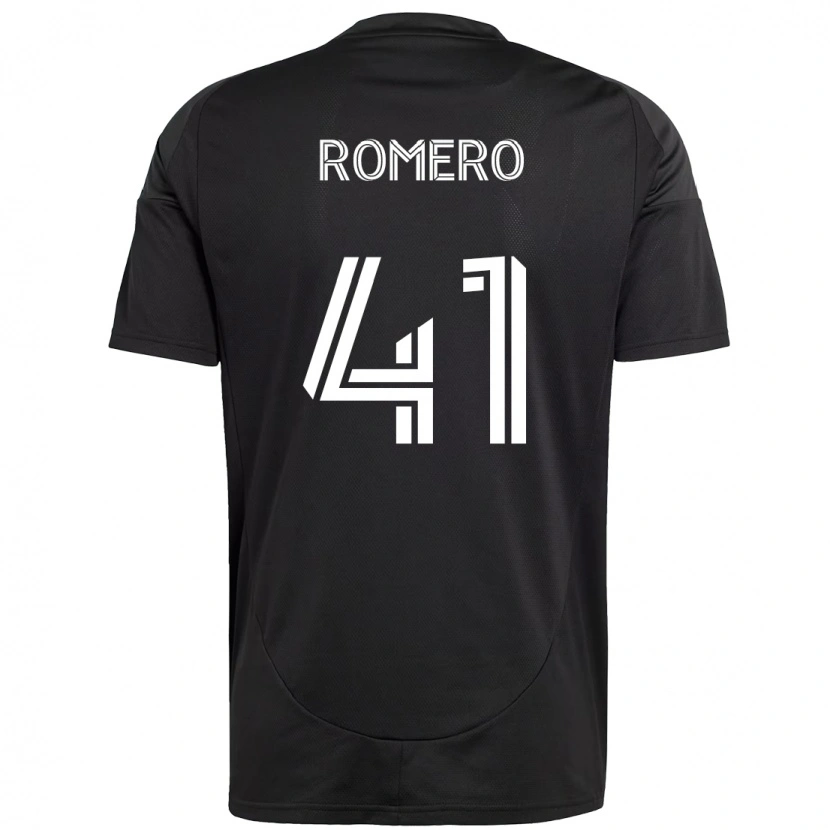 Danxen Herren Brian Romero #41 Schwarz Weiß Auswärtstrikot Trikot 2025/26 T-Shirt