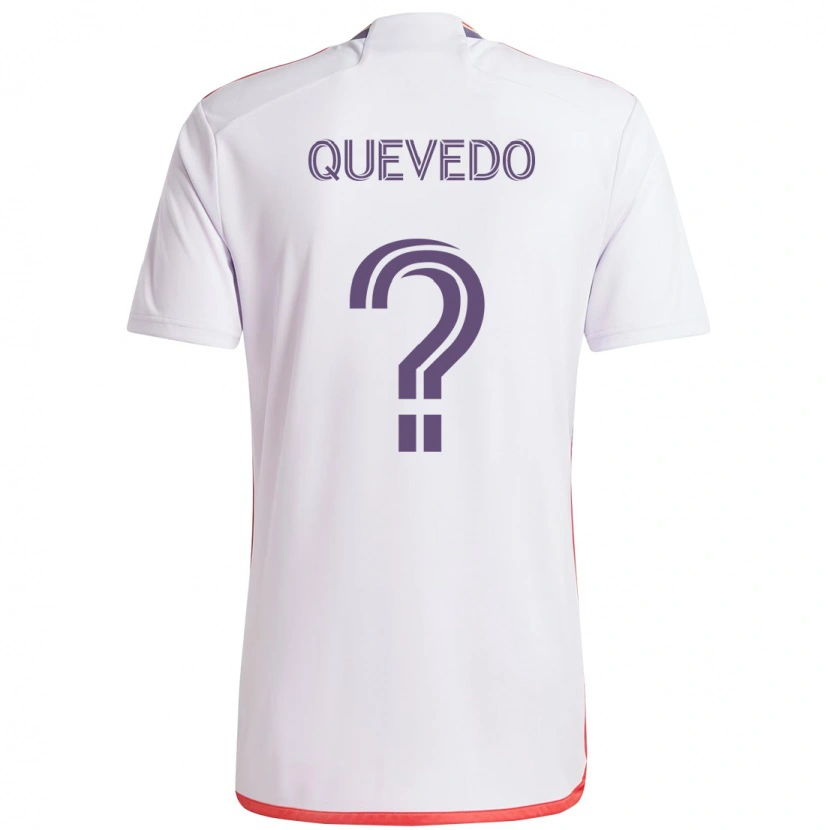 Danxen Herren Juan Quevedo #0 Weiß Lila Auswärtstrikot Trikot 2025/26 T-Shirt
