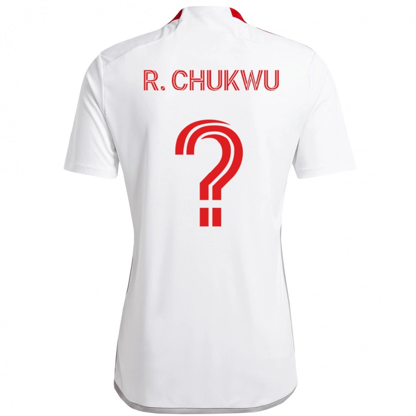 Danxen Herren Richard Chukwu #0 Weiß Rot Auswärtstrikot Trikot 2025/26 T-Shirt