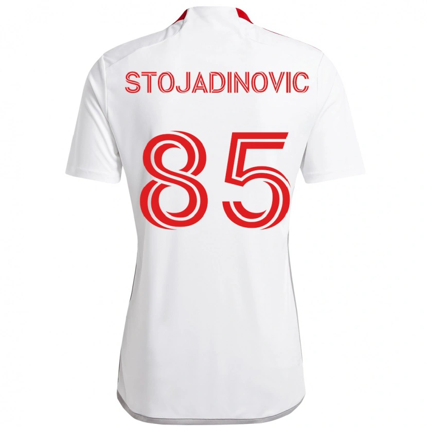Danxen Herren Marko Stojadinovic #85 Weiß Rot Auswärtstrikot Trikot 2025/26 T-Shirt