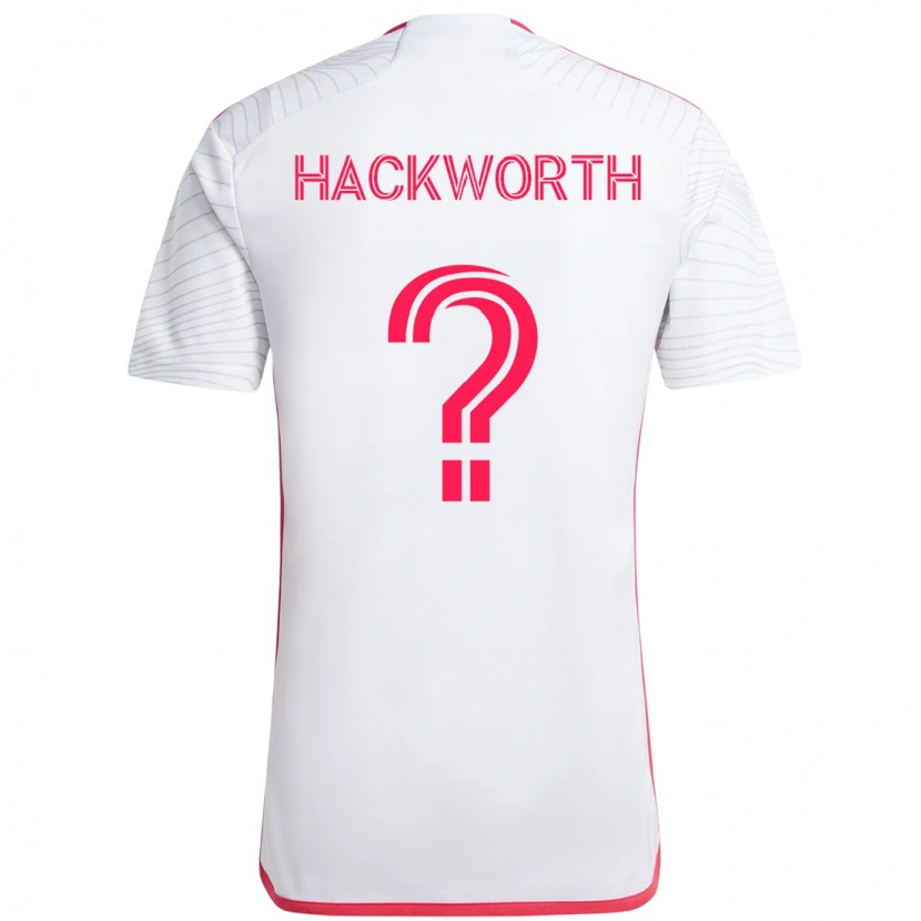 Danxen Herren Larsen Hackworth #0 Weiß Magenta Auswärtstrikot Trikot 2025/26 T-Shirt