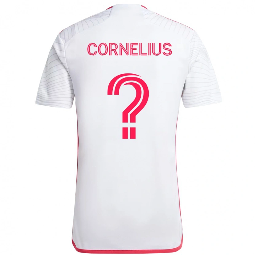 Danxen Herren Lorenzo Cornelius #0 Weiß Magenta Auswärtstrikot Trikot 2025/26 T-Shirt