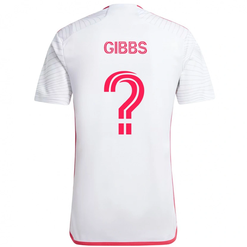 Danxen Herren Ryley Gibbs #0 Weiß Magenta Auswärtstrikot Trikot 2025/26 T-Shirt