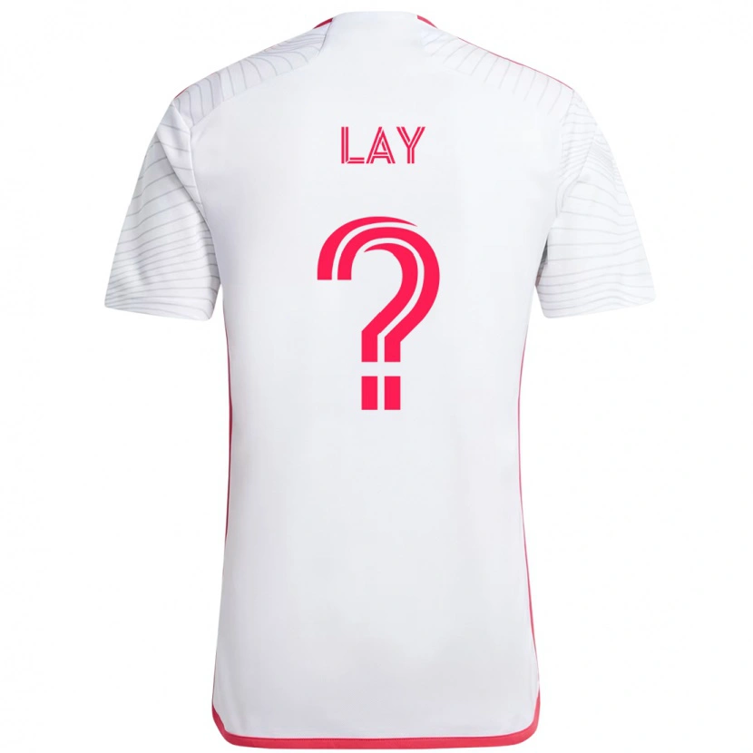 Danxen Herren Mikey Lay #0 Weiß Magenta Auswärtstrikot Trikot 2025/26 T-Shirt