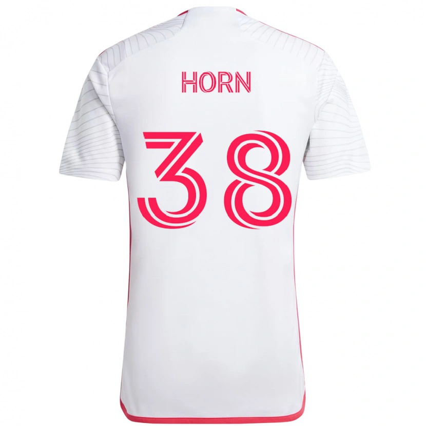 Danxen Herren Jannes Horn #38 Weiß Magenta Auswärtstrikot Trikot 2025/26 T-Shirt