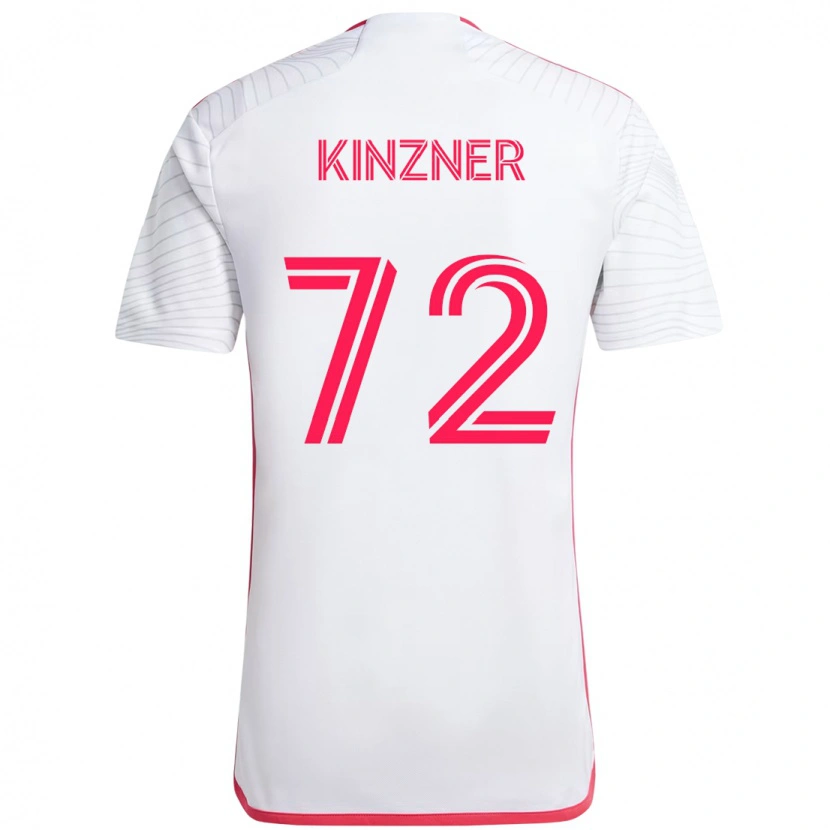 Danxen Herren Eric Kinzner #72 Weiß Magenta Auswärtstrikot Trikot 2025/26 T-Shirt