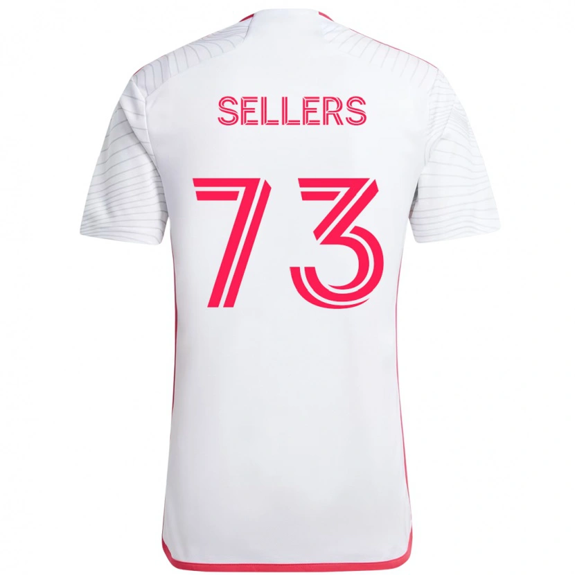 Danxen Herren Braydon Sellers #73 Weiß Magenta Auswärtstrikot Trikot 2025/26 T-Shirt