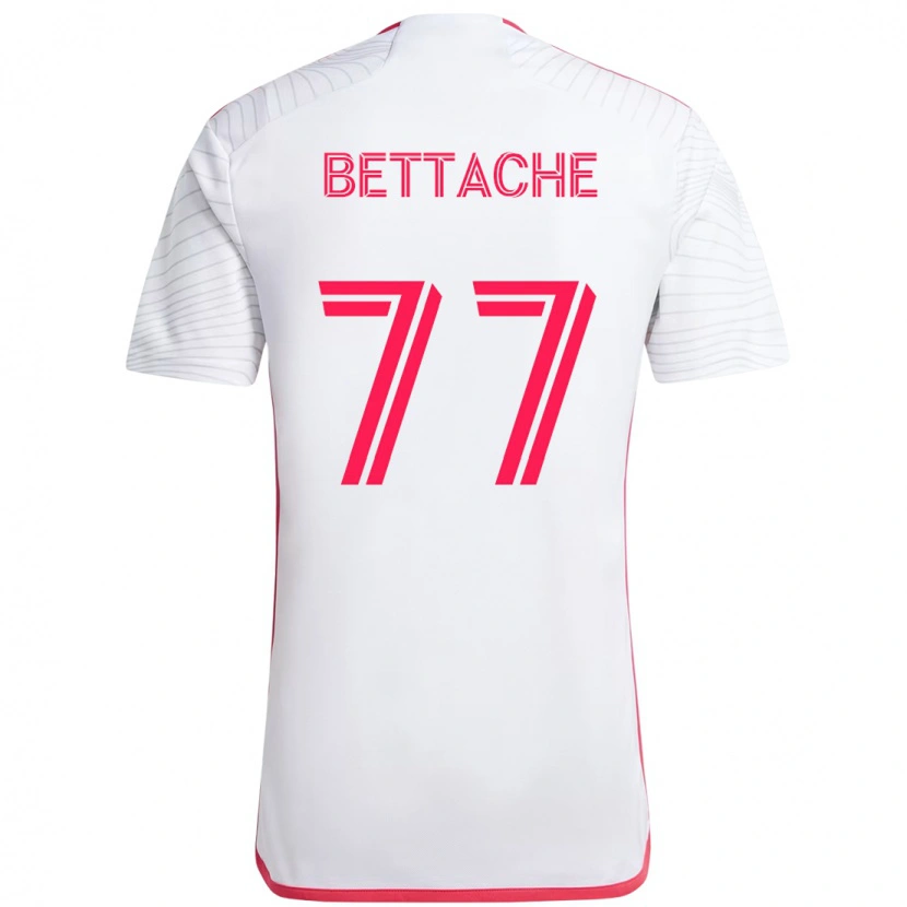 Danxen Herren Faysal Bettache #77 Weiß Magenta Auswärtstrikot Trikot 2025/26 T-Shirt