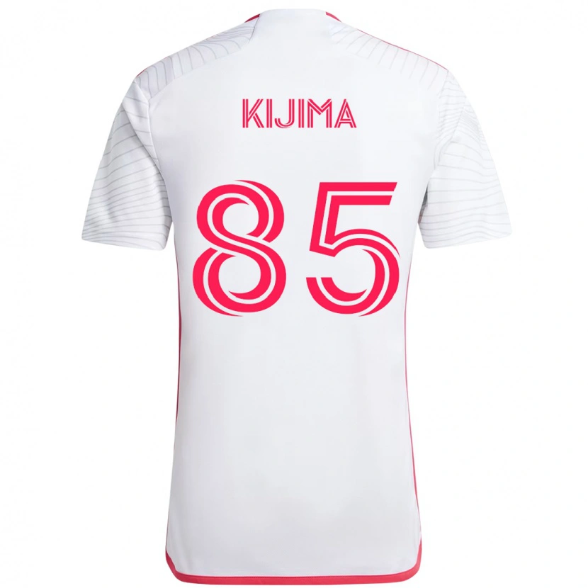 Danxen Herren Hosei Kijima #85 Weiß Magenta Auswärtstrikot Trikot 2025/26 T-Shirt