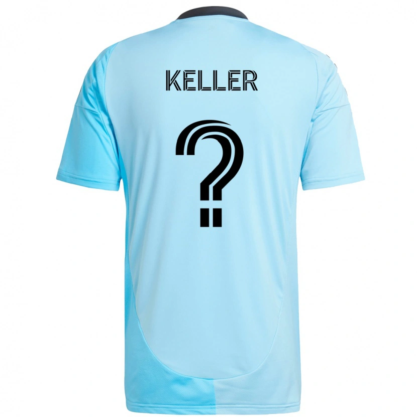 Danxen Herren Kipp Keller #0 Himmelblau Auswärtstrikot Trikot 2025/26 T-Shirt