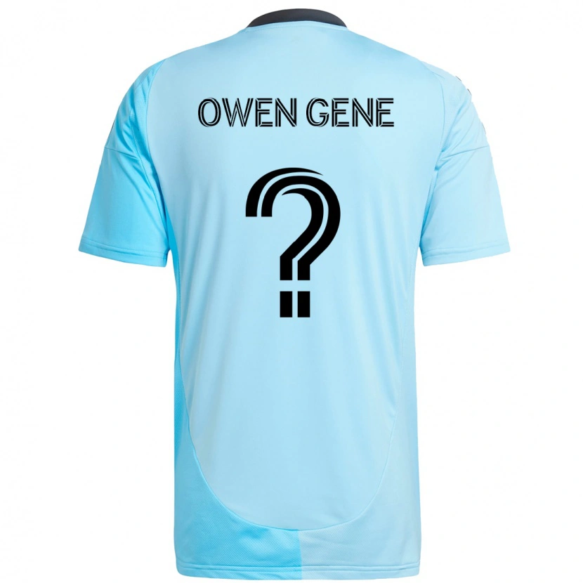 Danxen Herren Owen Gene #0 Himmelblau Auswärtstrikot Trikot 2025/26 T-Shirt
