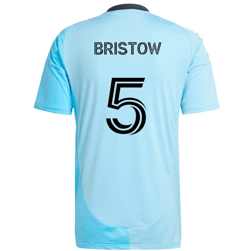 Danxen Herren Ethan Bristow #5 Himmelblau Auswärtstrikot Trikot 2025/26 T-Shirt