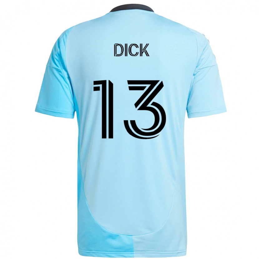 Danxen Herren Eric Dick #13 Himmelblau Auswärtstrikot Trikot 2025/26 T-Shirt