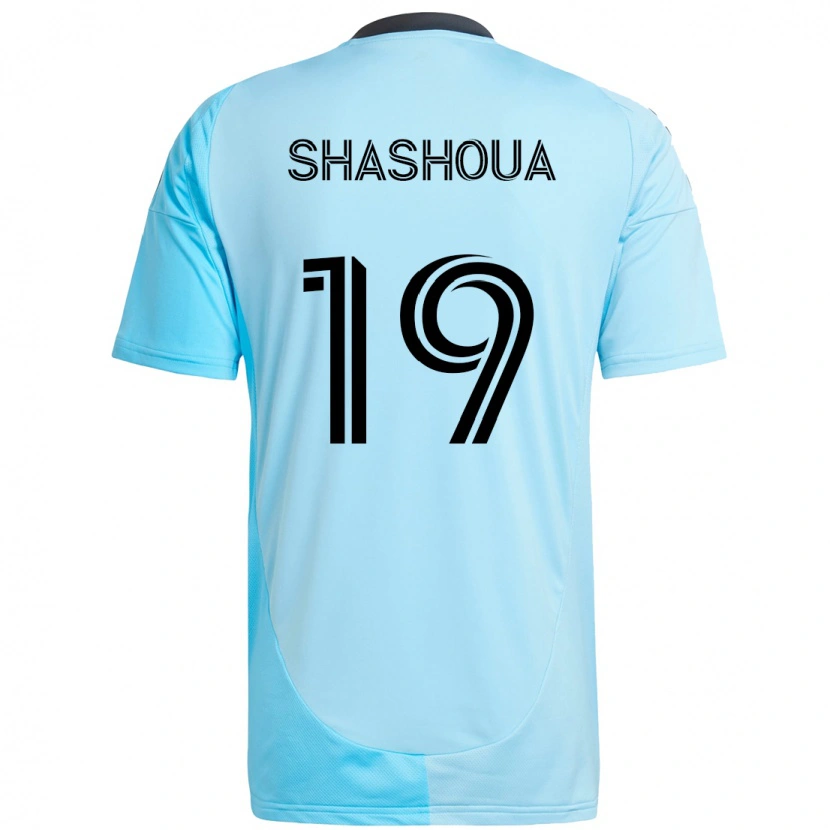 Danxen Herren Sam Shashoua #19 Himmelblau Auswärtstrikot Trikot 2025/26 T-Shirt