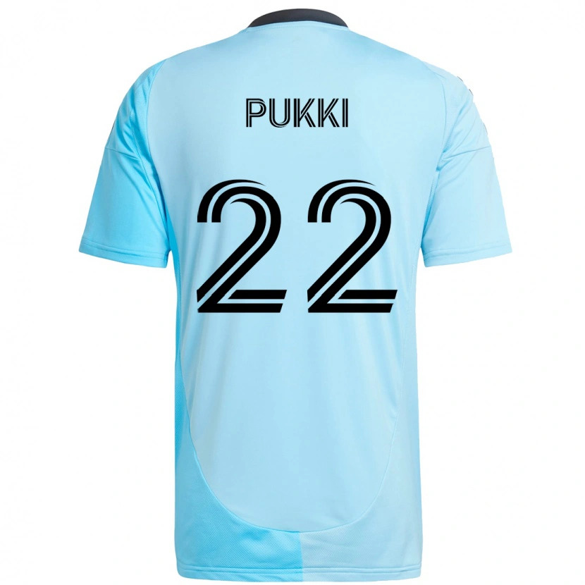 Danxen Herren Teemu Pukki #22 Himmelblau Auswärtstrikot Trikot 2025/26 T-Shirt