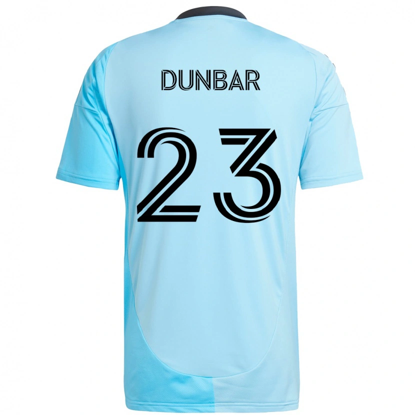 Danxen Herren Cameron Dunbar #23 Himmelblau Auswärtstrikot Trikot 2025/26 T-Shirt