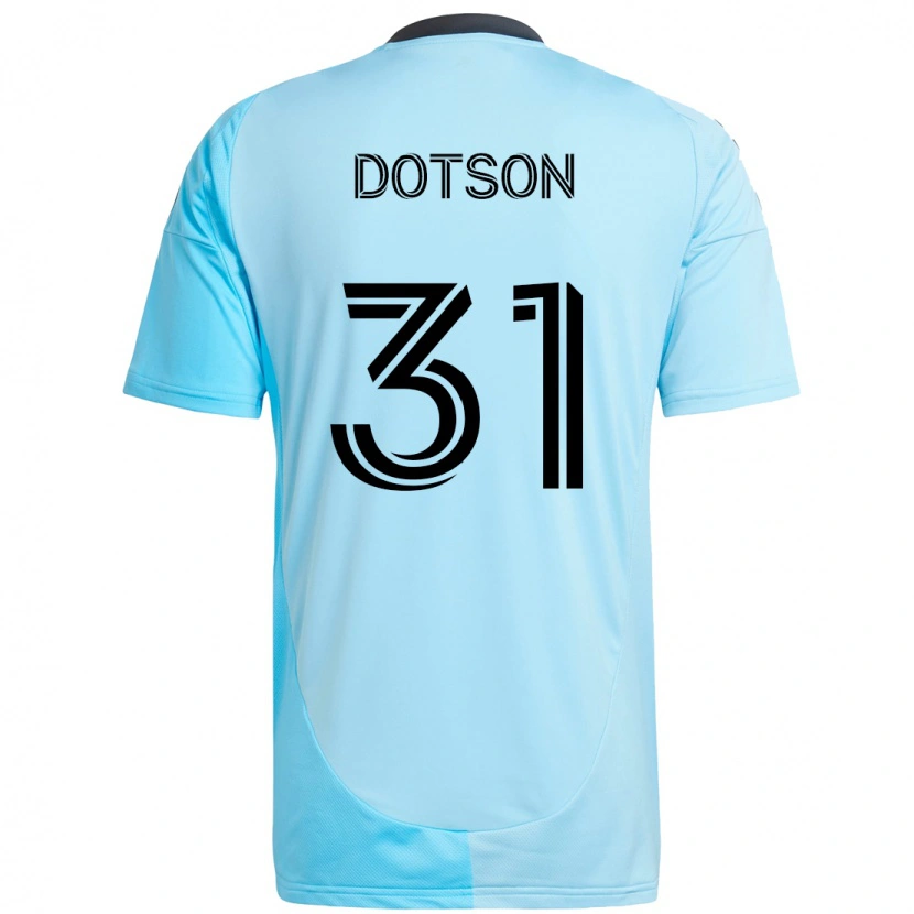 Danxen Herren Hassani Dotson #31 Himmelblau Auswärtstrikot Trikot 2025/26 T-Shirt