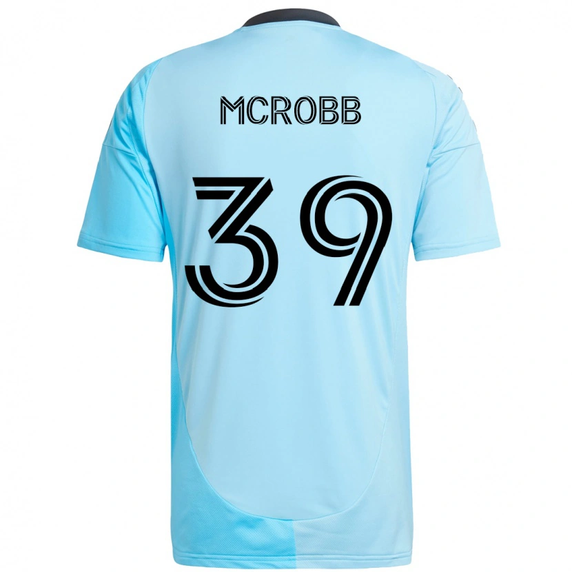 Danxen Herren Finn Mcrobb #39 Himmelblau Auswärtstrikot Trikot 2025/26 T-Shirt