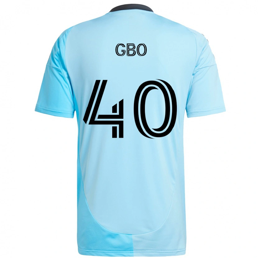 Danxen Herren Cedrik Gbo #40 Himmelblau Auswärtstrikot Trikot 2025/26 T-Shirt