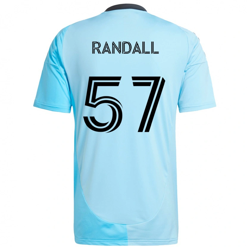 Danxen Herren Darius Randell #57 Himmelblau Auswärtstrikot Trikot 2025/26 T-Shirt