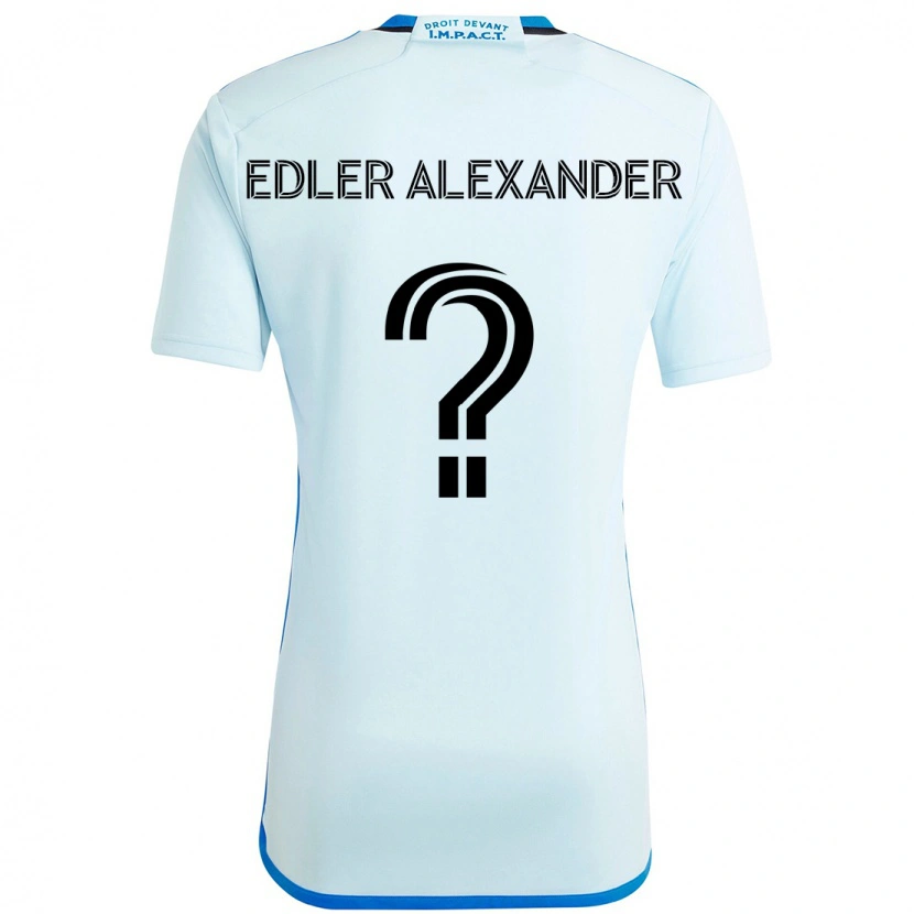 Danxen Herren Guesly Edler Alexander #0 Himmelblau Dunkelblau Auswärtstrikot Trikot 2025/26 T-Shirt