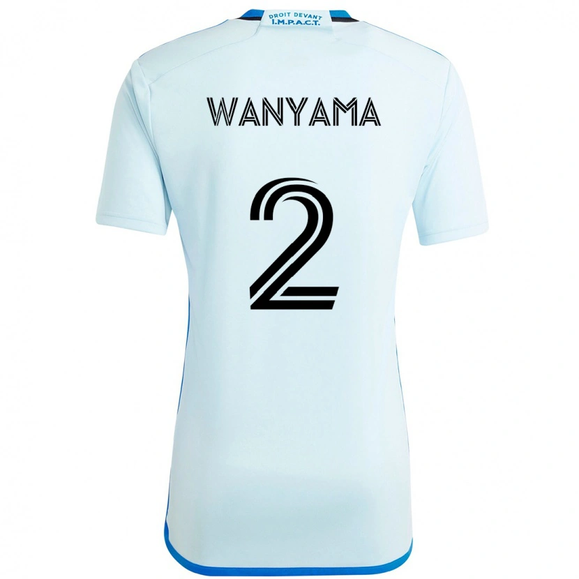 Danxen Herren Victor Wanyama #2 Himmelblau Dunkelblau Auswärtstrikot Trikot 2025/26 T-Shirt