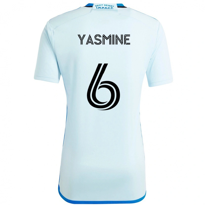 Danxen Herren Décombe Yasmine #6 Himmelblau Dunkelblau Auswärtstrikot Trikot 2025/26 T-Shirt