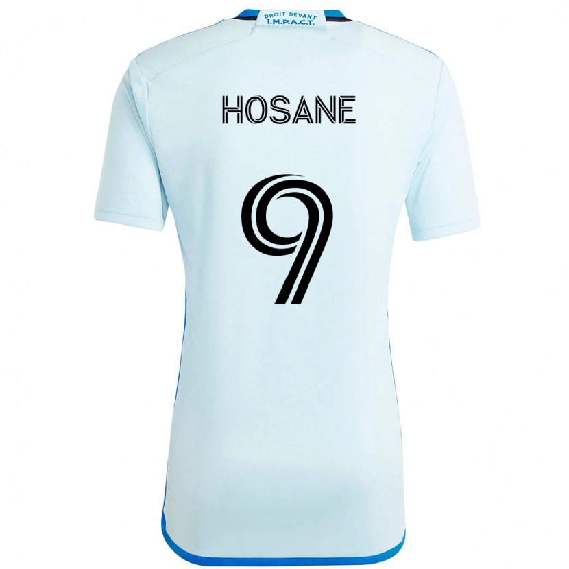 Danxen Herren Soukou Hosane #9 Himmelblau Dunkelblau Auswärtstrikot Trikot 2025/26 T-Shirt