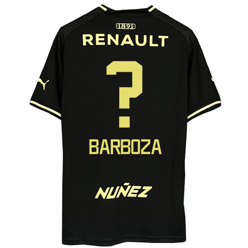 Danxen Herren Brian Barboza #0 Schwarz Gelb Auswärtstrikot Trikot 2025/26 T-Shirt