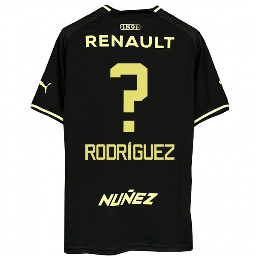 Danxen Herren Juan Rodríguez #0 Schwarz Gelb Auswärtstrikot Trikot 2025/26 T-Shirt