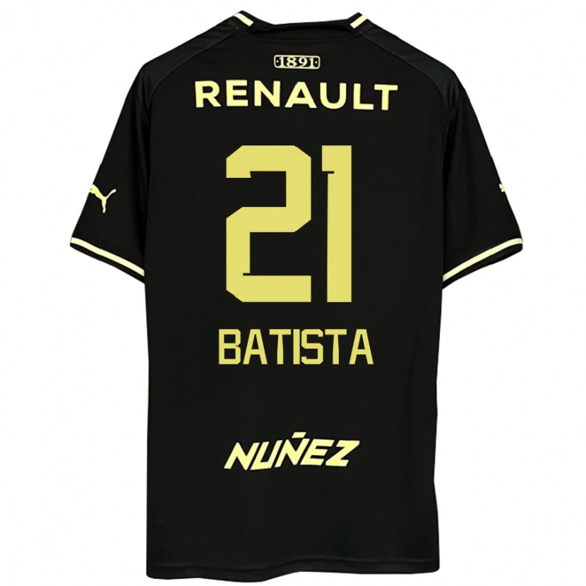Danxen Herren Facundo Batista #21 Schwarz Gelb Auswärtstrikot Trikot 2025/26 T-Shirt
