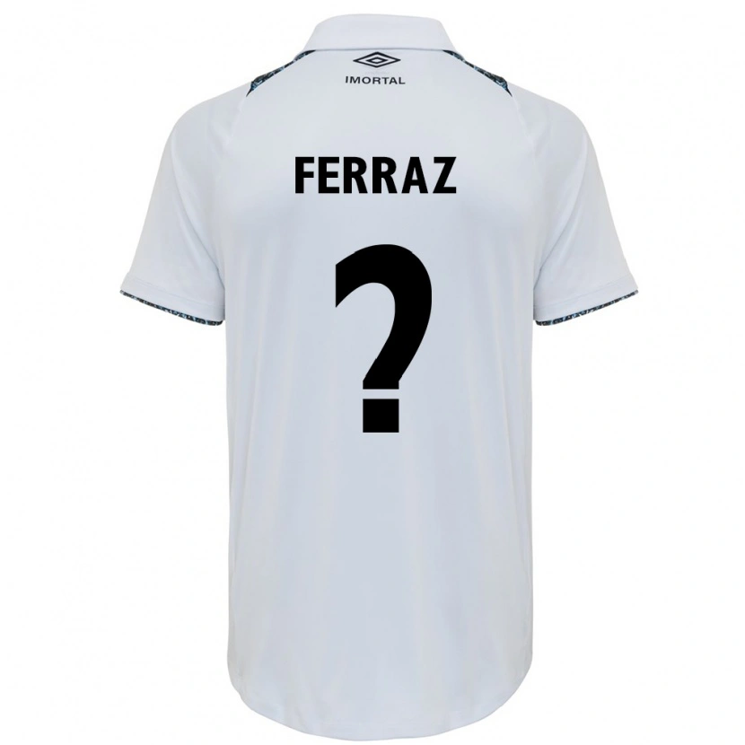 Danxen Herren Vini Ferraz #0 Weiß Blau Auswärtstrikot Trikot 2025/26 T-Shirt