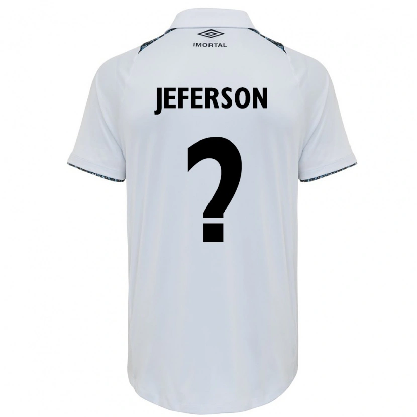 Danxen Herren Jeferson #0 Weiß Blau Auswärtstrikot Trikot 2025/26 T-Shirt