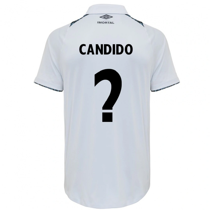 Danxen Herren Luan Cândido #0 Weiß Blau Auswärtstrikot Trikot 2025/26 T-Shirt