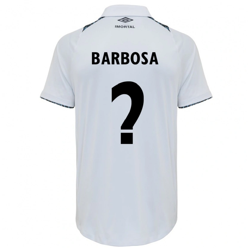 Danxen Herren Natã Barbosa #0 Weiß Blau Auswärtstrikot Trikot 2025/26 T-Shirt
