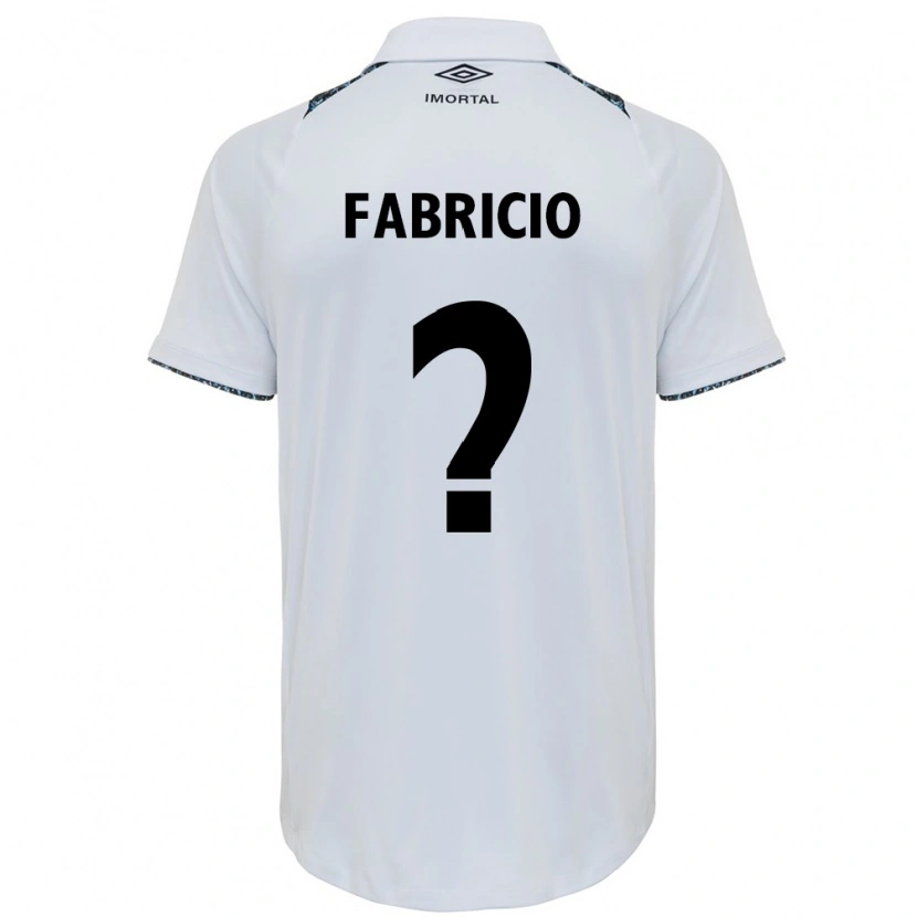 Danxen Herren Fabricio #0 Weiß Blau Auswärtstrikot Trikot 2025/26 T-Shirt