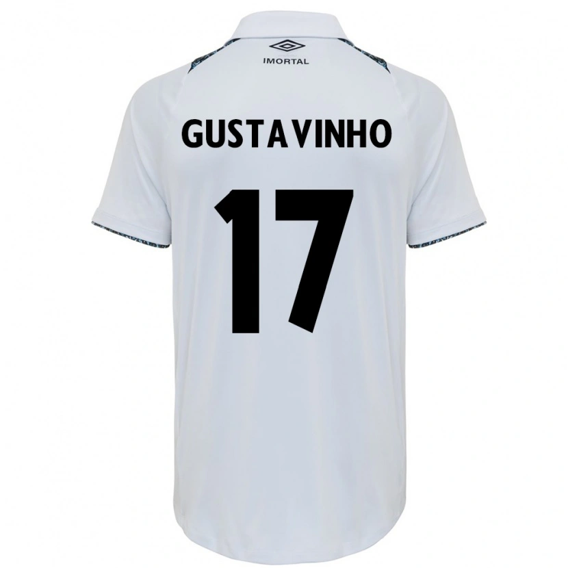 Danxen Herren Gustavinho #17 Weiß Blau Auswärtstrikot Trikot 2025/26 T-Shirt
