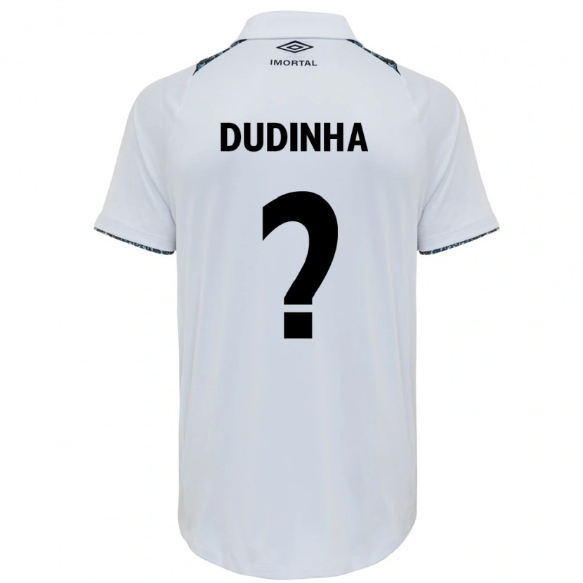 Danxen Herren Dudinha #0 Weiß Blau Auswärtstrikot Trikot 2025/26 T-Shirt