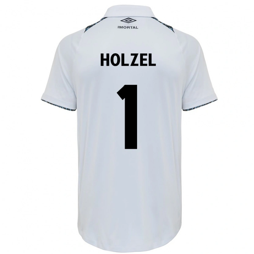 Danxen Herren Vivi Holzel #1 Weiß Blau Auswärtstrikot Trikot 2025/26 T-Shirt
