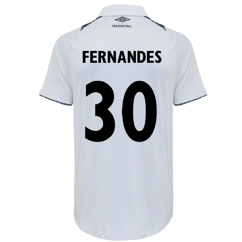 Danxen Herren Raquel Fernandes #30 Weiß Blau Auswärtstrikot Trikot 2025/26 T-Shirt