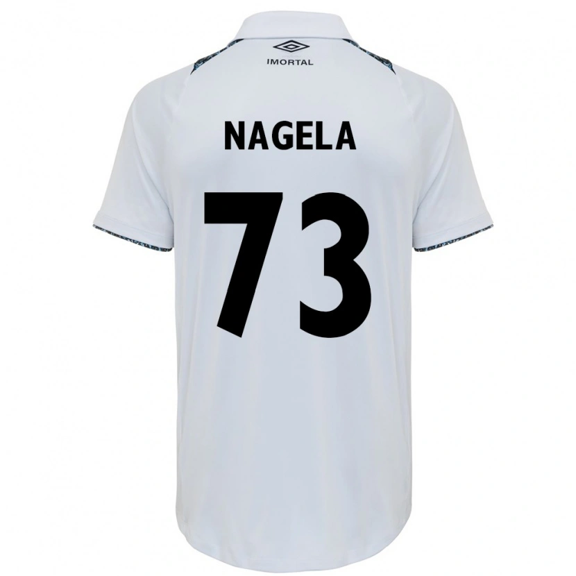 Danxen Herren Nágela #73 Weiß Blau Auswärtstrikot Trikot 2025/26 T-Shirt